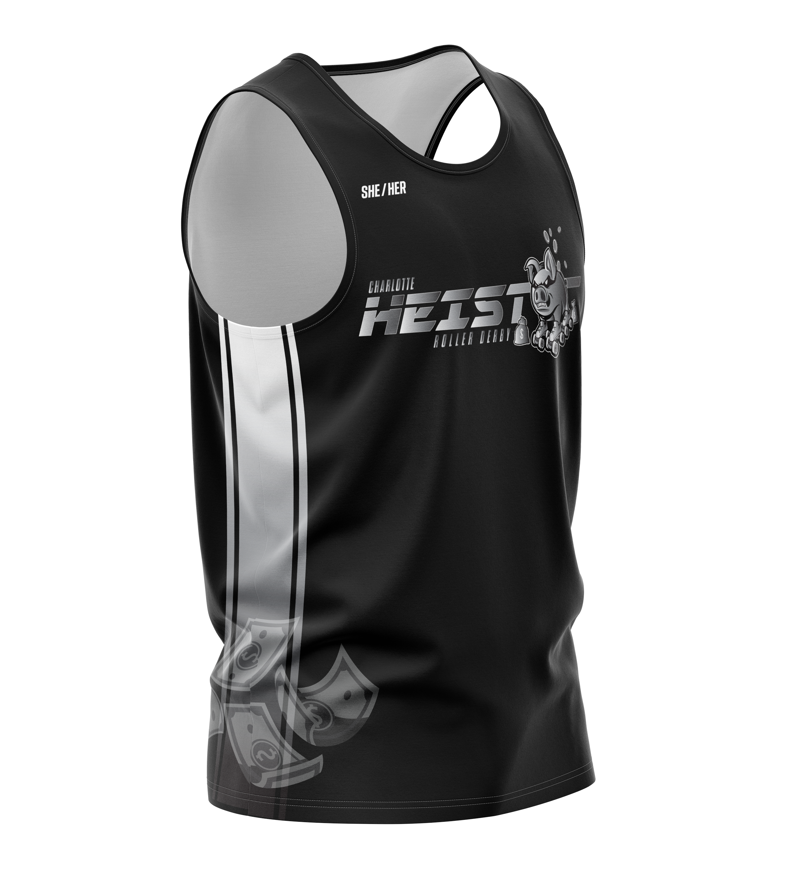 Charlotte Heist Unisex Tank Black