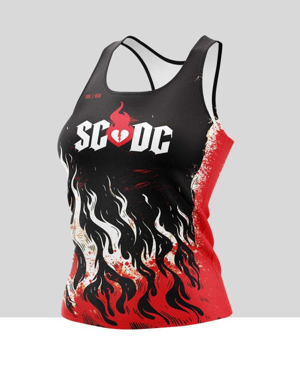 SCDC Racerback Tank Black
