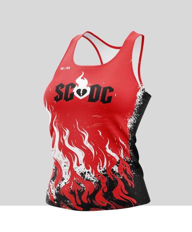 SCDC Racerback Tank Red