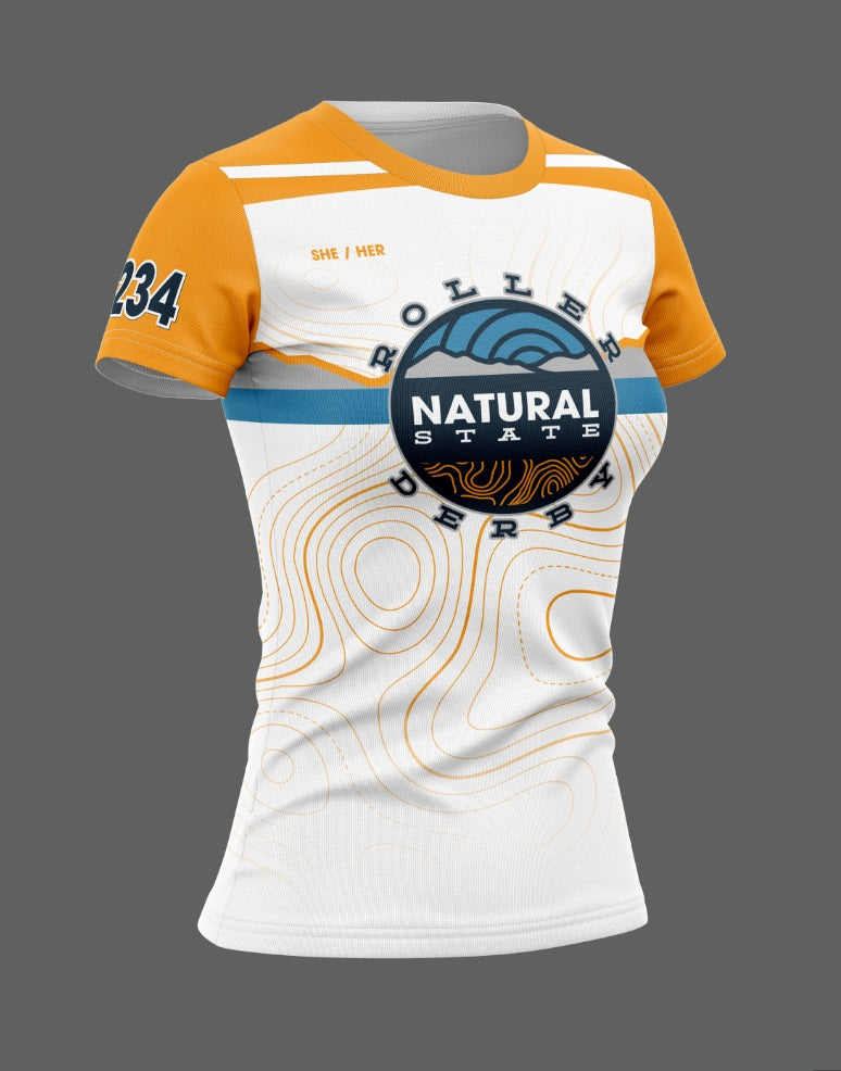 Natural State Sleeved Jersey White