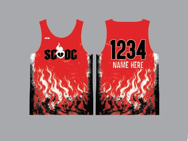 SCDC Unisex Tank Red