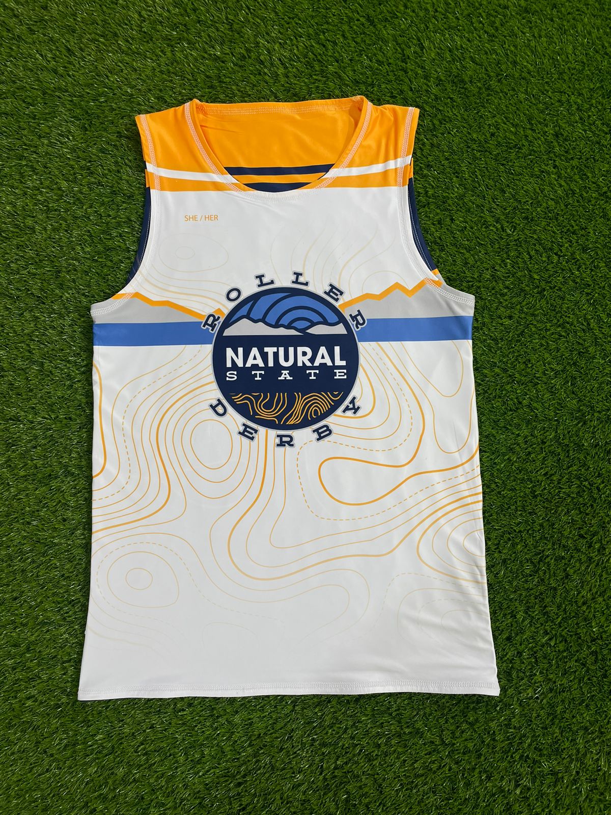 Natural State Unisex Tank White