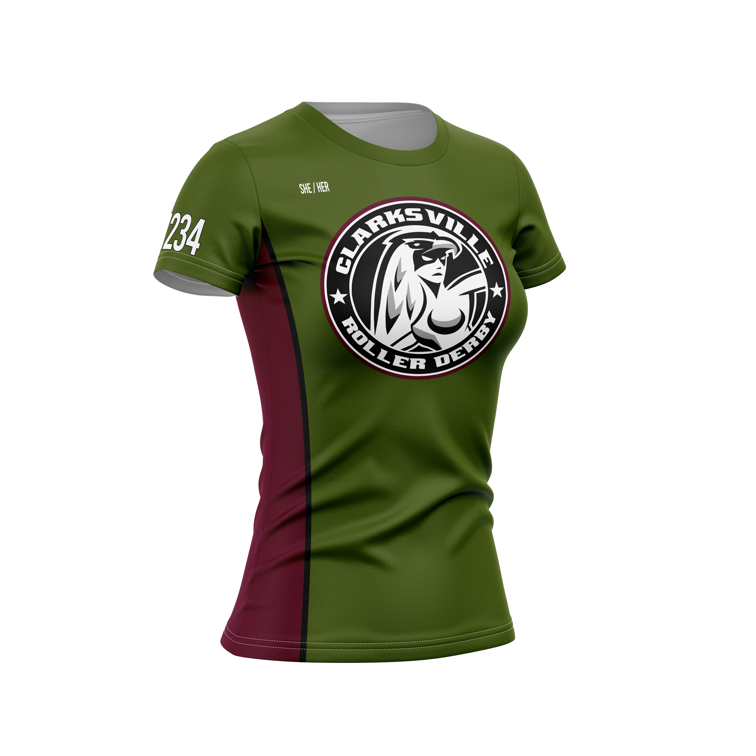 Clarksville Green Sleeved Jersey
